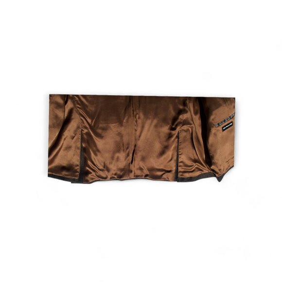 🇨🇦 Savile Row Gold Wool Sport Coat (Charcoal/Blue) - Picture 15 of 15